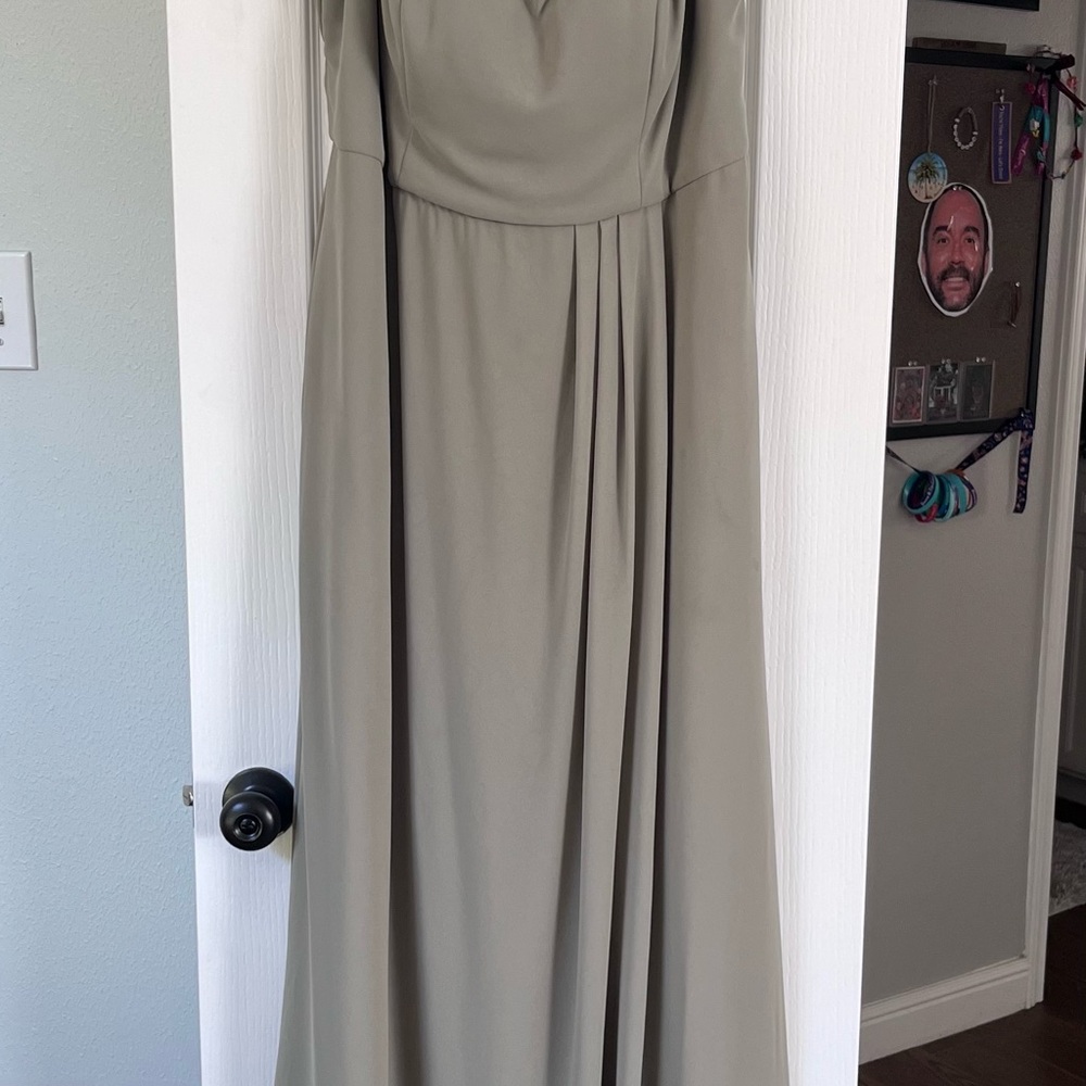 Eucalyptus bridesmaids dress